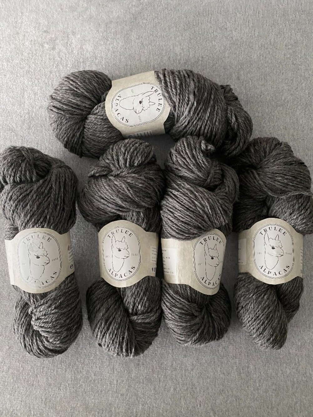 NWT Trulee Alpacas DK Yarn Colour Cookie Lot of 5